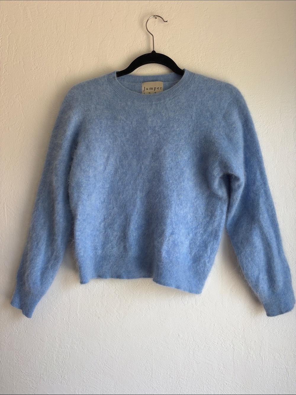 Soft Blue cashmere Crewneck Sweater